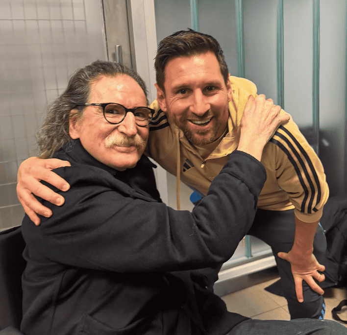 &nbsp;Charly y Messi.