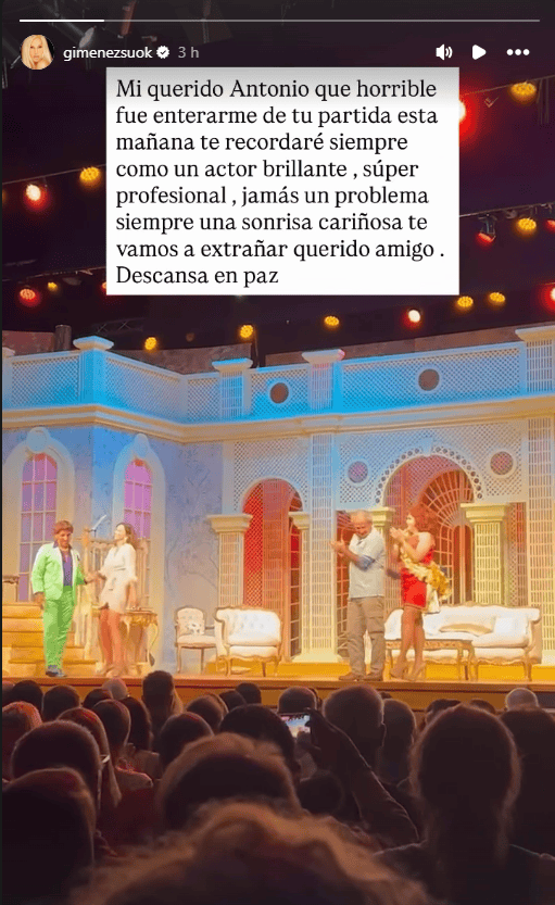 &nbsp;La historia de Instagram que subió Susana.