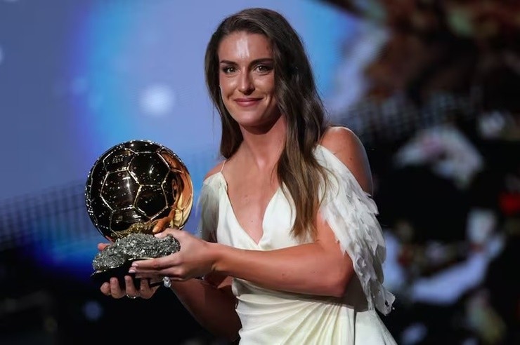 Alexia Putellas, ganadora del Balón de Oro femenino 2026.