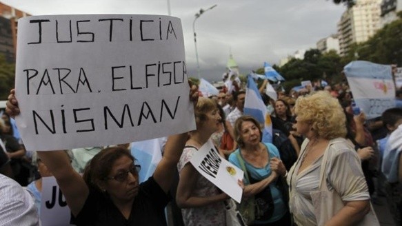 Reclamos de justicia, en la marcha del 18F.