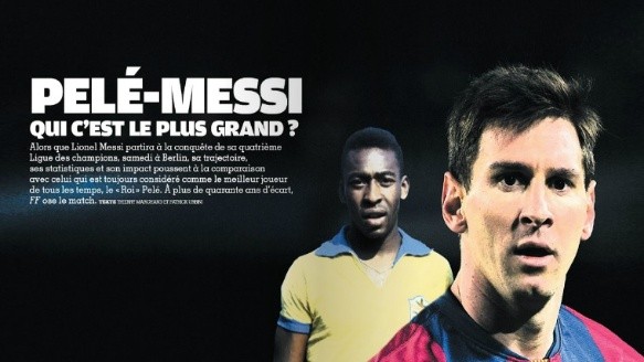 El mejor del siglo XXI ante el mejor del XX, según la publicación europea.