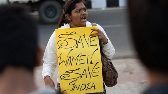 India protesta